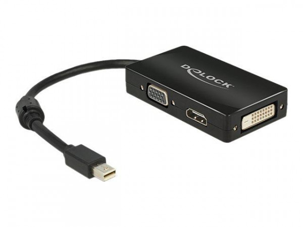 Displayport Adapter Delock mini DP -> D-Sub15/HDMI/DVI sw