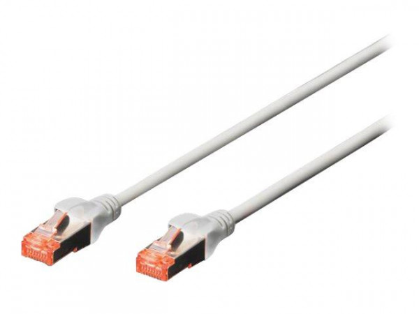 DIGITUS Patchkabel Cat6 S/FTP 2xRJ45 1.0m grau