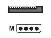 Equip Stromkabel intern SATA abgewinkelt 13.3cm 0,15m