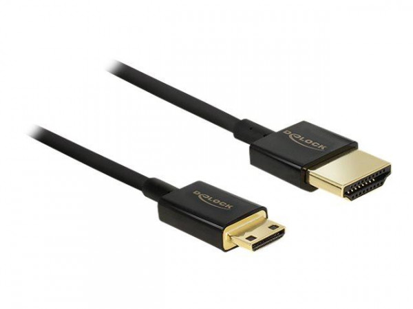 HDMI Kabel Delock Ethernet A -> mini C St/St 2.00m 3D 4K sli