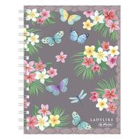 Herlitz Spiralboutiqueb. A5 100Bl.kar. Ladylike Butterflies