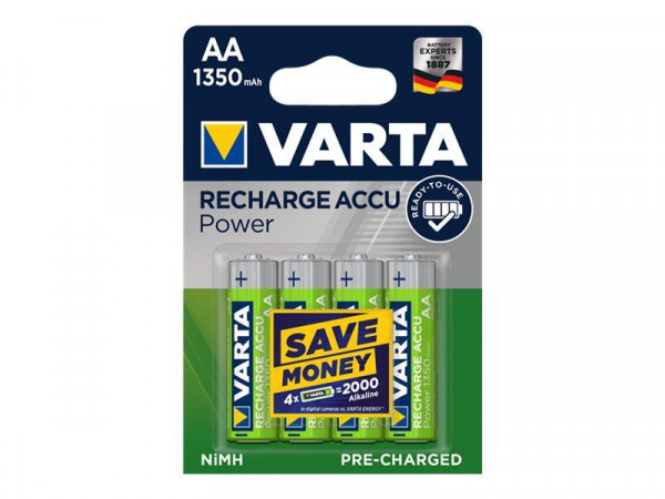 Varta Akku RECHARGE Power AA HR6 1350mAh 4St.