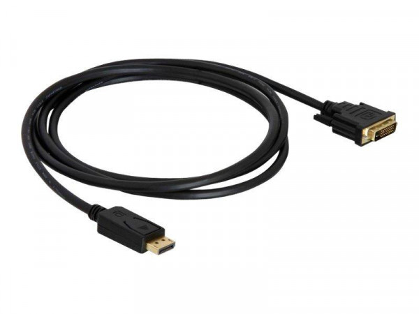 Displayport Kabel Delock DP -> DVI(24+1) St/St 5.00m schwarz