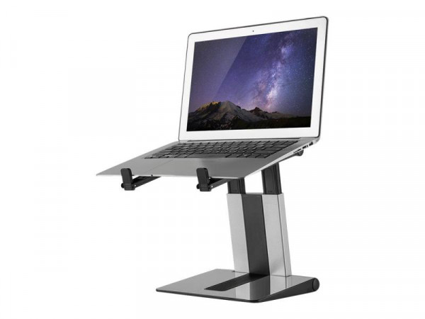 NewStar Notebookständer bis 17" max 5KG, faltbar, sil./schw.