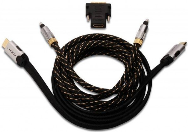 HD connection set, HDMI, Toslink, DVI