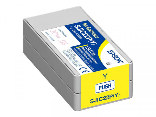 EPSON Patrone für ColorWorks C3500 gelb [C33S020604]
