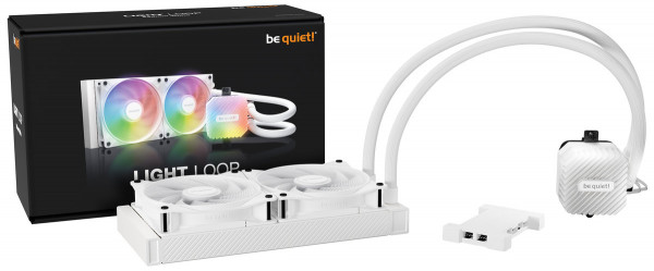 be quiet! WAK LIGHT LOOP 240mm White All-in-One Wasserkühlg.
