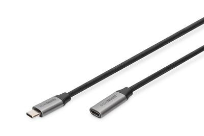 DIGITUS Verlängerrungskabel USB3.0/C -> C St/St 1m schwarz