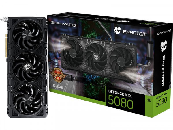 Gainward RTX5080 Phantom GS 16GB GDDR7 HDMI 3xDP