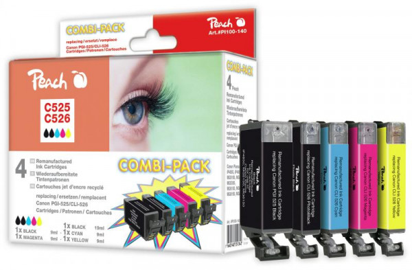 Peach Patrone Canon Pixma iP4850 MultiPack Retail Comp.