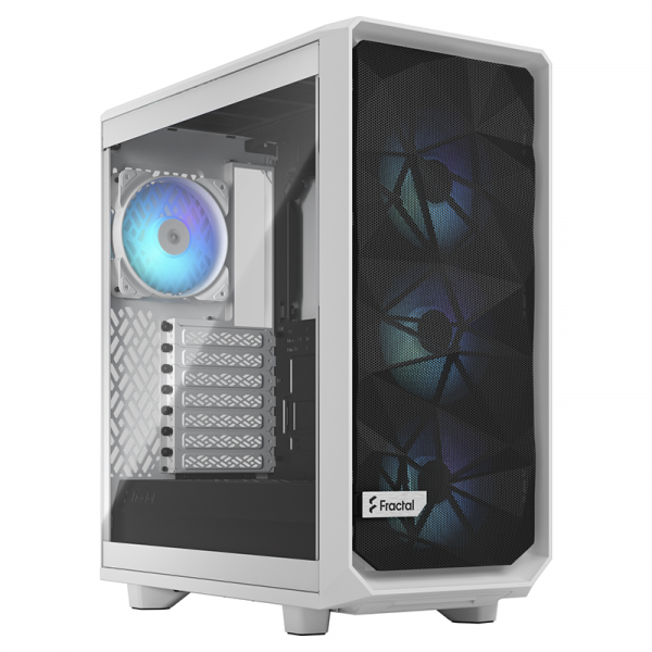Gehäuse FRACTAL DESIGN Meshify 2 Compact White TG Clear RGB