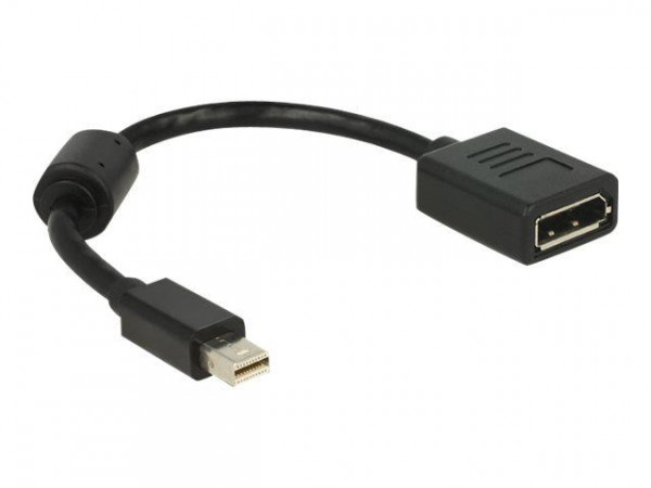 Displayport Adapter Delock mini DP -> DP St/Bu schwarz