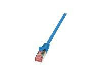 LogiLink CAT6 S/FTP Patchkabel AWG27 PIMF blau 3,00m