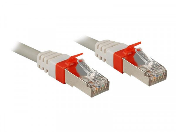 Lindy Patchkabel Cat6(A) SSTP / S/FTP PIMF grau 1.00m 10Gbit