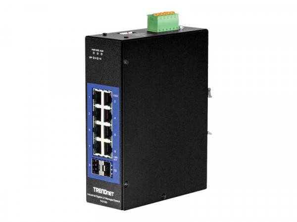 TRENDnet Industrie Switch 10 Port Gbit L2 Managed DIN-Rail