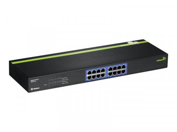 TRENDnet Switch 16-port Gbit GREENnet 19" Metall 