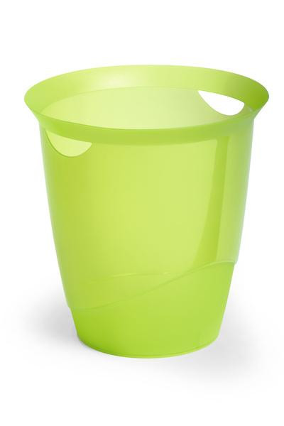 DURABLE TREND Papierkorb 16l transluzent grün