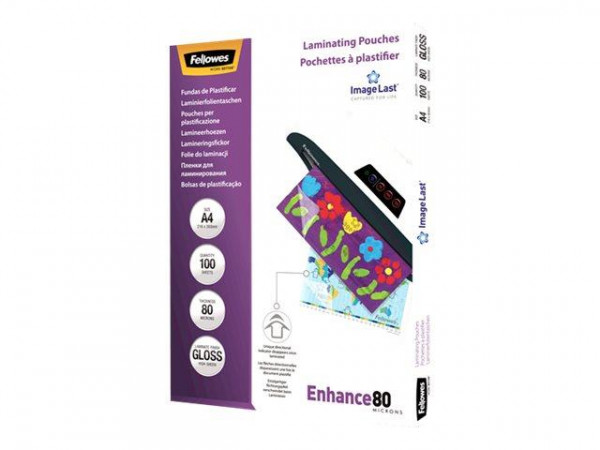 Fellowes Laminierfolie Capture A4 80 Mikron 100er Pack
