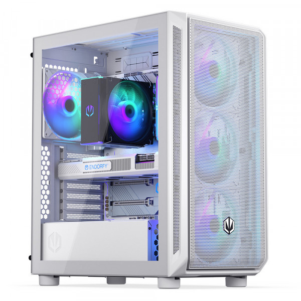 Endorfy Gehäuse Arx 500 White ARGB