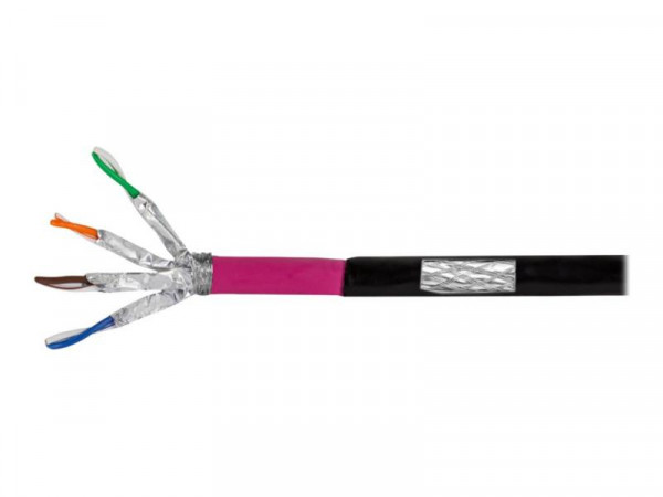 Logilink Erdverlegekabel S/FTP Cat7 AWG23 1000MHz schw. 50m
