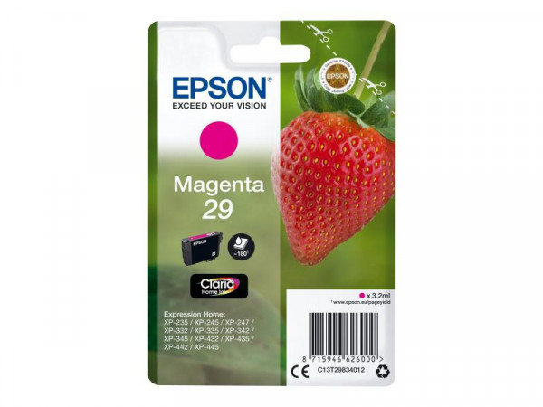 Patrone Epson 29 Expression Home XP magenta T2983 3,2ml