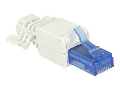 DELOCK RJ45 Stecker Cat.6A UTP werkzeugfrei 2 Stück