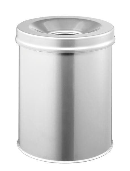 DURABLE Papierkorb Safe rund 15 Liter silber