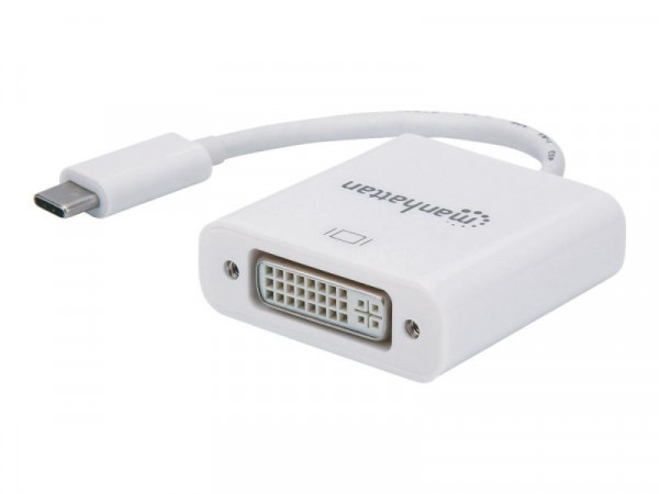 Manhattan USB3.1 TypC auf DVI-Konverter, Stecker auf Buchse
