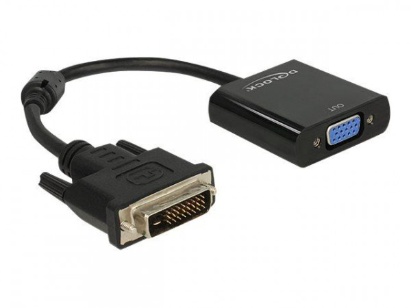 DVI Adapter Delock DVI(24+1) -> D-Sub15 St/Bu