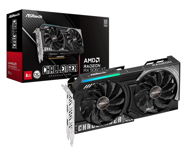 ASRock RX9060XT CL 8GO 8GB DDR6 HDMI/2xDP