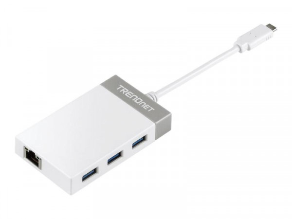 TRENDnet Hub USB-C zu Gigabit Ethernet und 3x USB 3.0