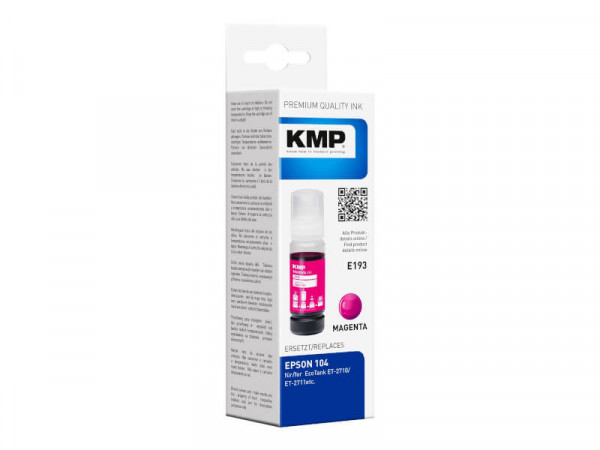KMP Tinte EcoTank T00P3 8000 S. magenta remanufactured