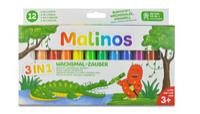 Malinos Wachsmalstifte Wachsmal-Zauber 12 Farben 3+