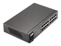 Zyxel 16 Port Gigabit unmanaged Switch, Slimline Version