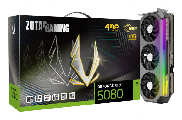 Zotac RTX 5080 AMP Ext. Infinity ultra 16GB GDDR7 HDMI 3xDP