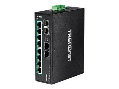 TRENDnet Switch 10-port Gbit PoE+ metall 240W