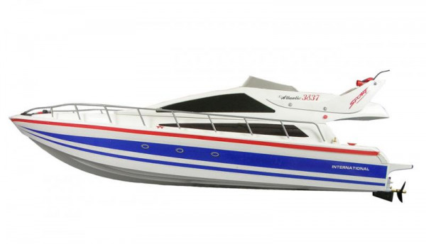 Amewi HL Yacht Atlantic L 73cm, MHz, 23 km/weiß/blau/rot