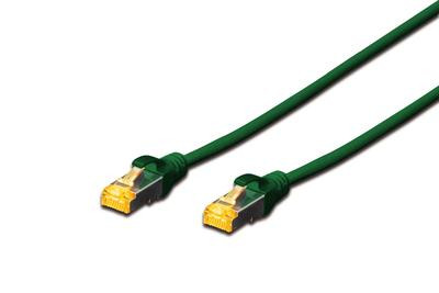 DIGITUS CAT 6A S/FTP Patchkabel, 5m, grün