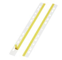 DURABLE Heftstreifen Filefix A4 selbstkleb 25x297mm transp50
