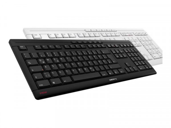 CHERRY TAS STREAM KEYBOARD schwarz US Layout Qwerty