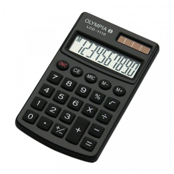 Olympia Taschenrechner LCD-1110, schwarz