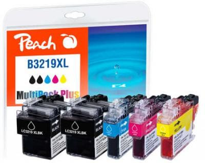 Peach Patrone Brother LC-3219XL Spar Pack Plus Comp.