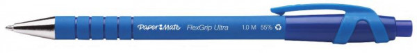 PAPER MATE Kugelschreiber Flexgrip Ultra RT M Blau 12 Stück