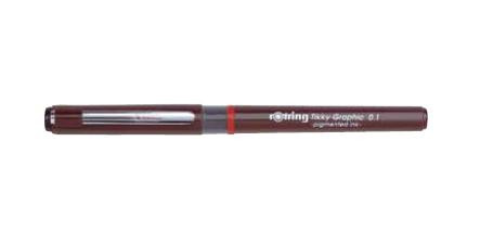 ROTRING Feinfaserschreiber Tikky Graphic 0,1mm Schwarz