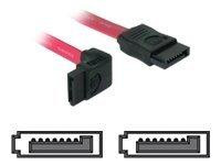 SATA-Kabel Delock SATA -> SATA up St/St 0.30m rot