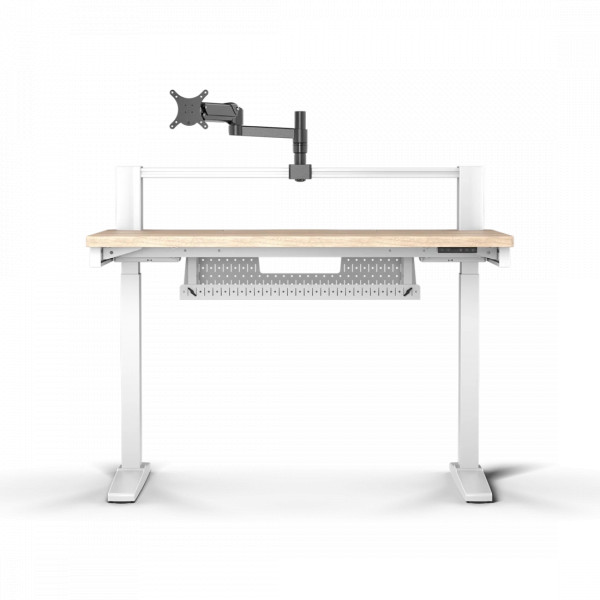 CORSAIR Gaming Tisch 4 Wood/white,einstell.Höhe,inkl.TFT-Arm