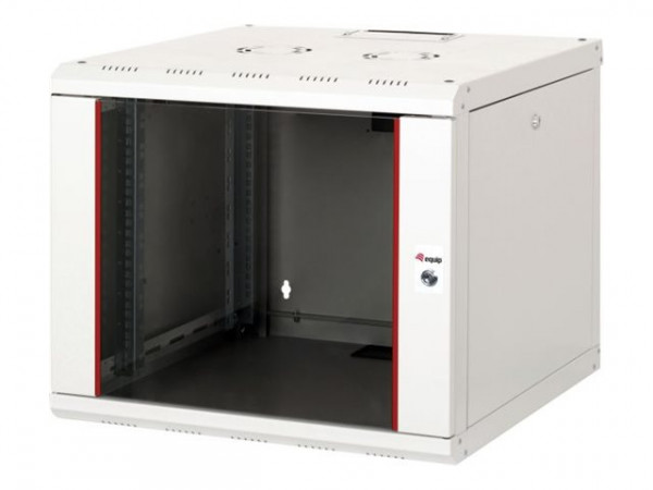 Equip Serverschrank 19" 09U 600x600mm Glastür grau