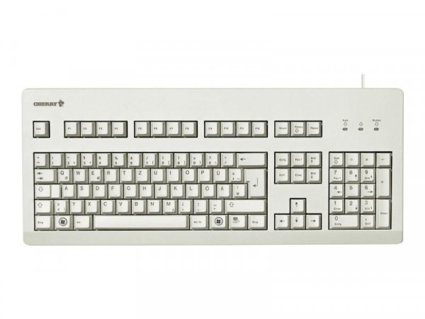 CHERRY TAS G80-3000 Corded DE-Layout hellgrau BLUE SWITCH