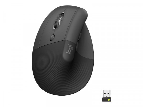 Logitech Wireless Mouse Lift left f.business Ergonomic blac