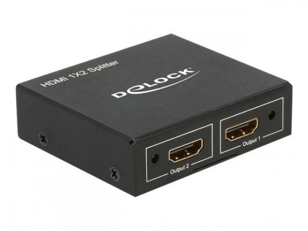 HDMI Splitter Delock 1 Eingang -> 2 Ausgänge 4K